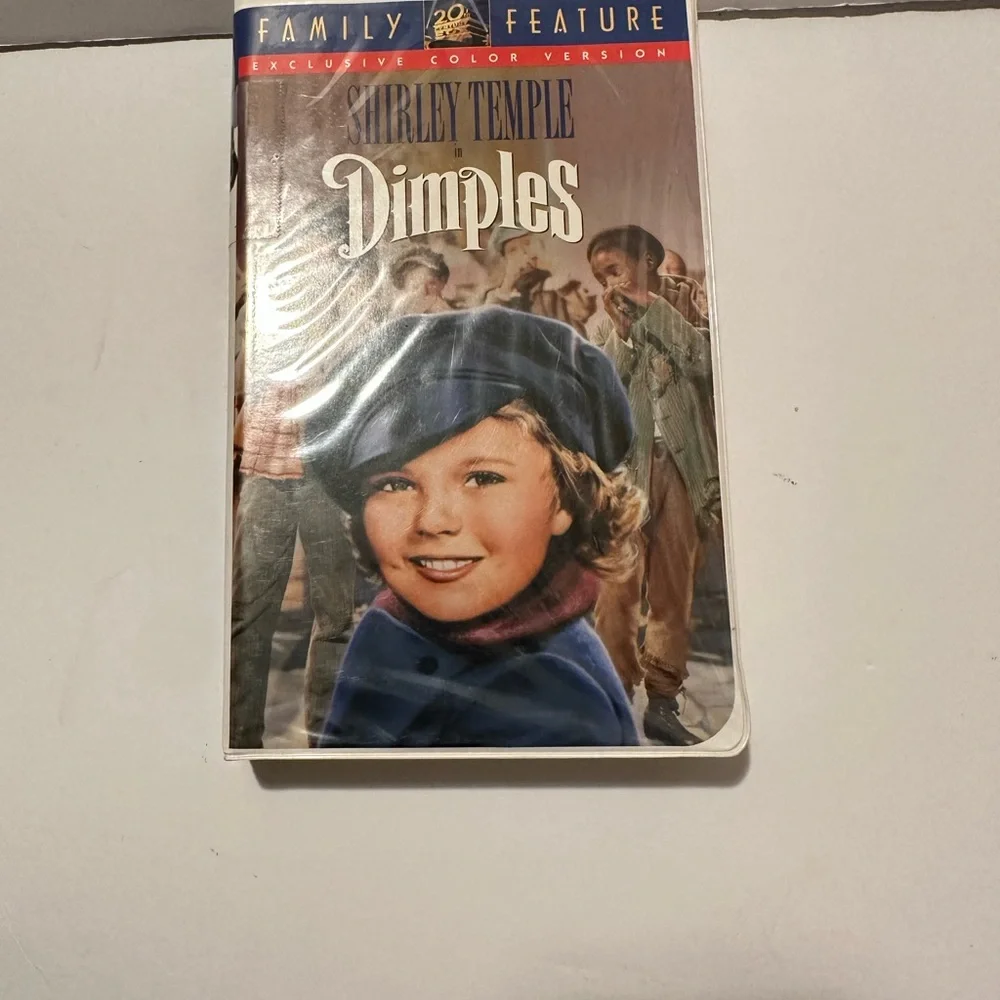 Shirley Temple in Dimples VHS Collectable